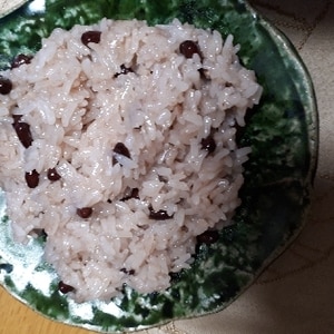 青森の味　炊飯器で簡単♪あずきの缶詰で甘い赤飯